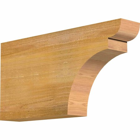Ekena Millwork Yorktown Rough Sawn Rafter Tail, Western Red Cedar, 4"W x 12"H x 24"L RFT04X12X24YOR00RWR